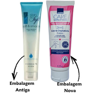 Creme Depilatório Para o Corpo Care antigo Skin So Soft - 125g unidade Avon