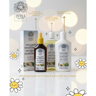 KIT Camomila INFANTIL -  Loção Clareadora + Shampoo Infantil + Condicionador Infantil