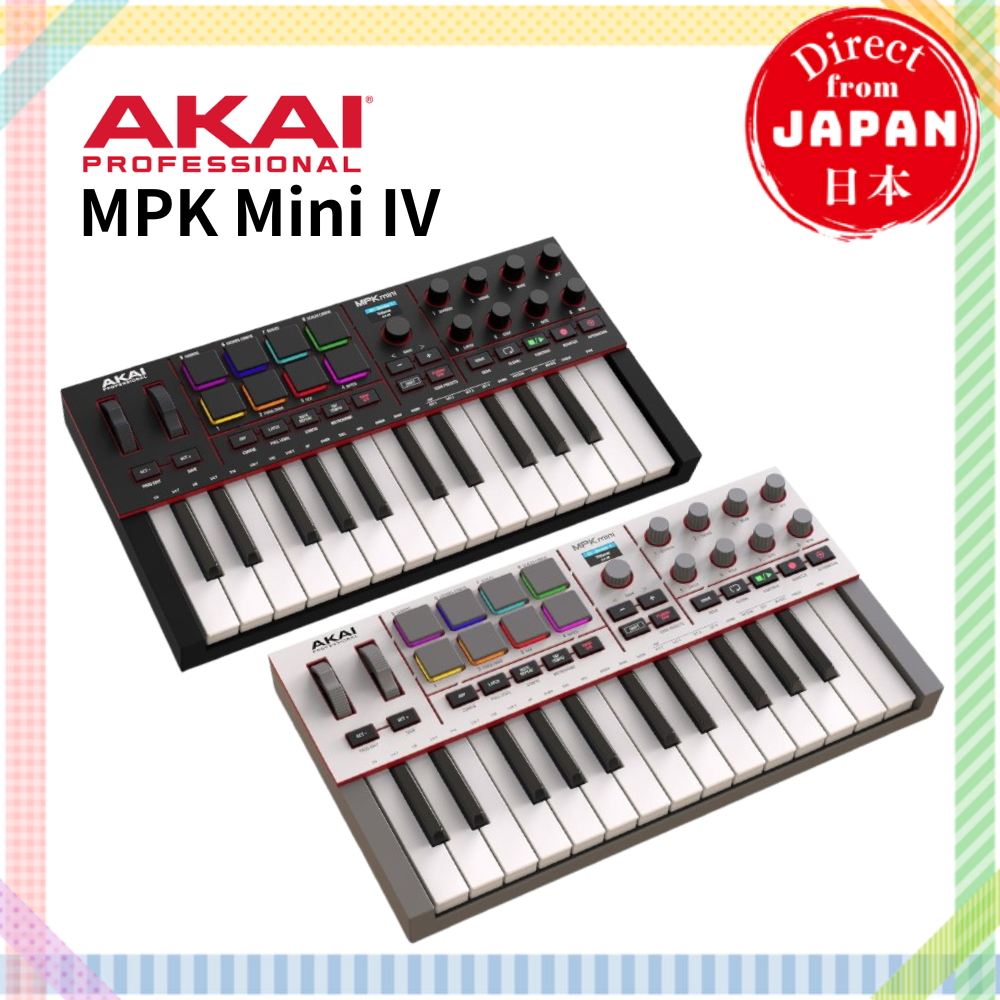 Akai Professional MPK Mini IV / Controlador MIDI Compacto / Controlador de Teclado 【Direto do Japão】