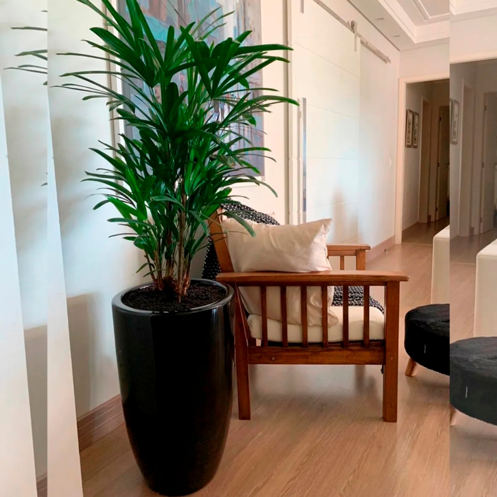Vaso Cachepot para Plantas Fibra de vidro estilo vietnamita Jardim Decoração varias cores 63x40cm