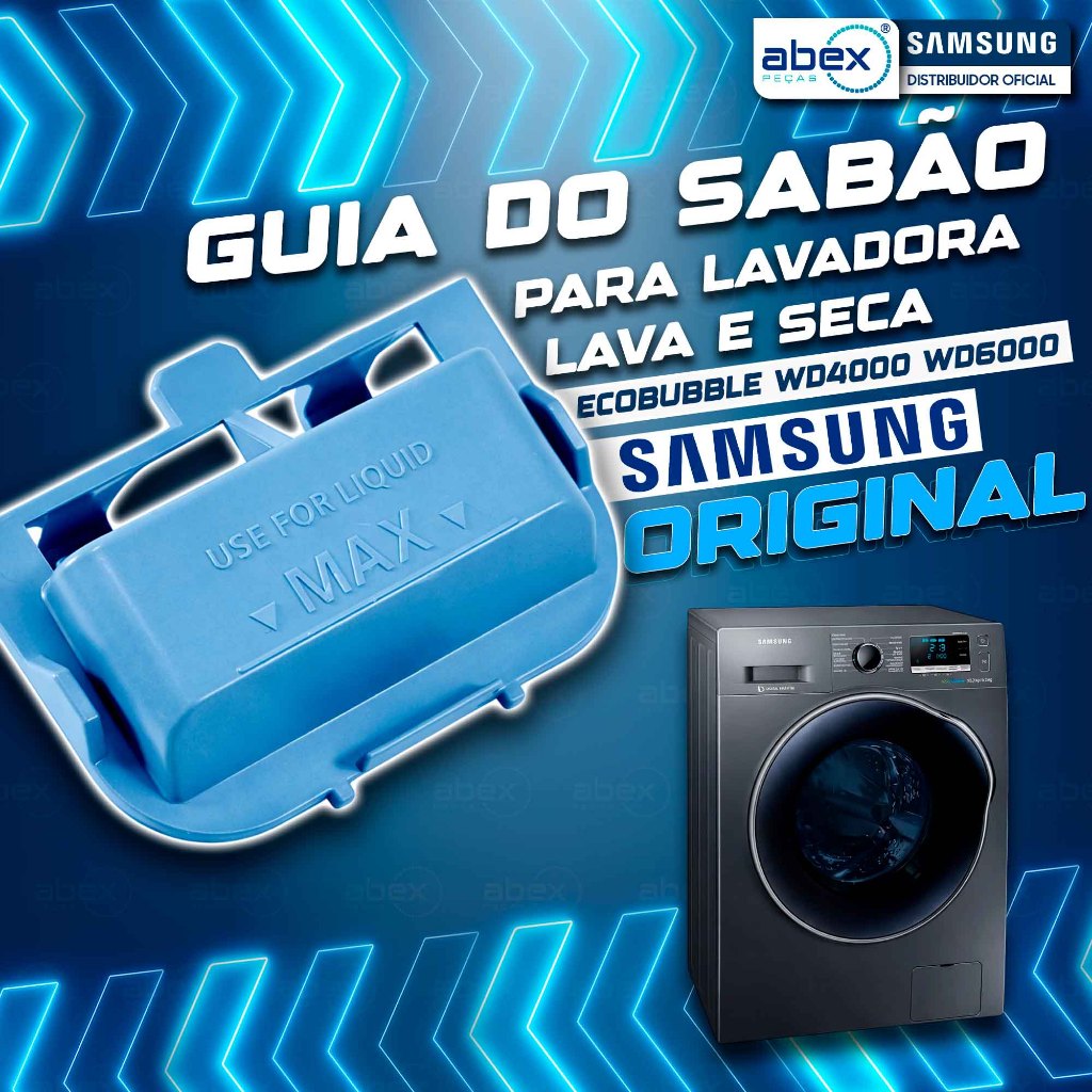 Dispenser Sabao Liquido Lava e Seca Samsung 10kg 11kg 13kg WD10M WD11M WD13T DC61-03510A Original em Oferta na Shopee