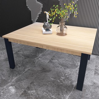 Mesa de Jantar Madeira Rústica com Acabamento Moderno e Elegante em Oferta na Shopee