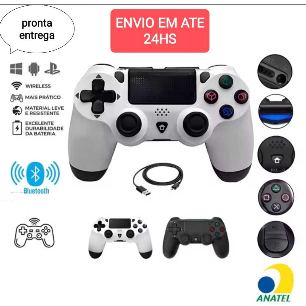 Controle Sem fio Para Ps4 Joystick Playstation Dualshock 4