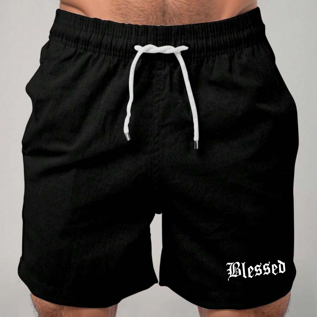 Short Masculino Linho com Material Leve e Respirável