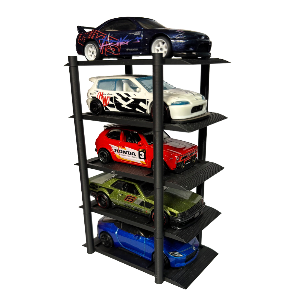Suporte mostruário miniaturas 1:64 carrinhos hotwheels minigt modular com 5 baias em Oferta na Shopee