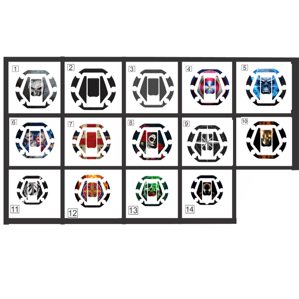 Adesivo Protetor Relevo 3d Bocal M02 Moto Dominar 250 400 em Oferta na Shopee