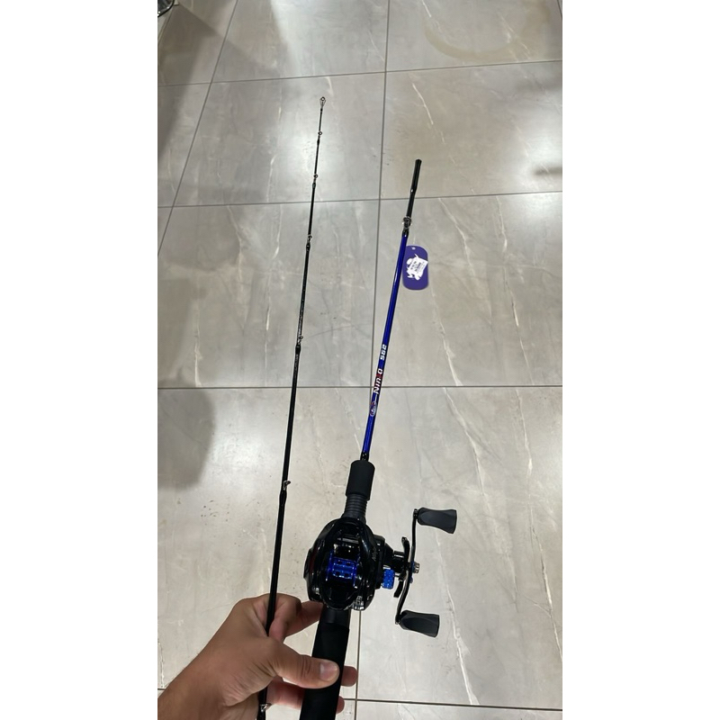 Kit Vara com Carretilha MGS 1,68m duas partes.