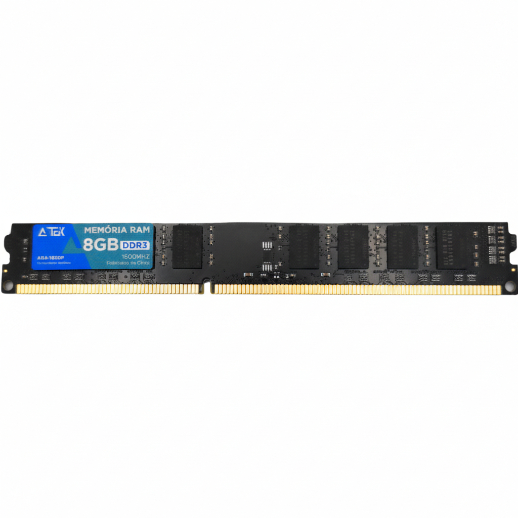 Memória RAM 8GB DDR3 1600MHz CL11 DIMM 1.5V PC Desktop Upgrade Desempenho Multitarefas