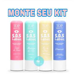 Monte seu Kit - Sos Lábios Cuidados Top Beauty em Oferta na Shopee