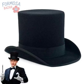 Cartola de Mágico Preta Aveludada em Oferta na Shopee