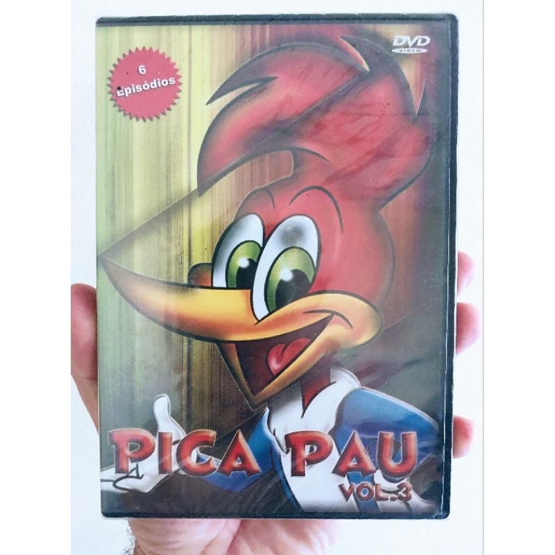 Dvd Pica-Pau Volume 3 - Lacrado e Original  (RARIDADE)
