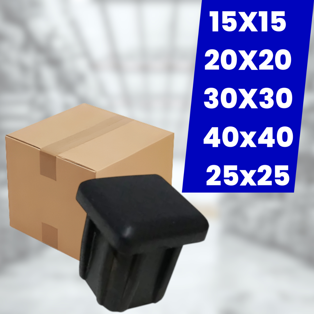 Kit De 50 ou 100 Ponteira Interna Premium Quadrada Para Tubo Metalon De Vários Tamanhos em Oferta na Shopee