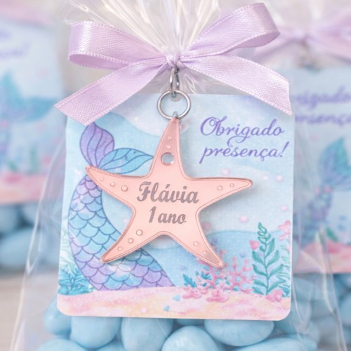 TagS Estrela do Mar temático para festa e aniversários KIT 20 UNIDADES em Oferta na Shopee
