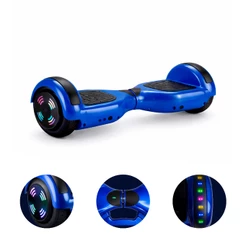 Hoverboard Skate Elétrico 6.5 Led Bluetooth Azul