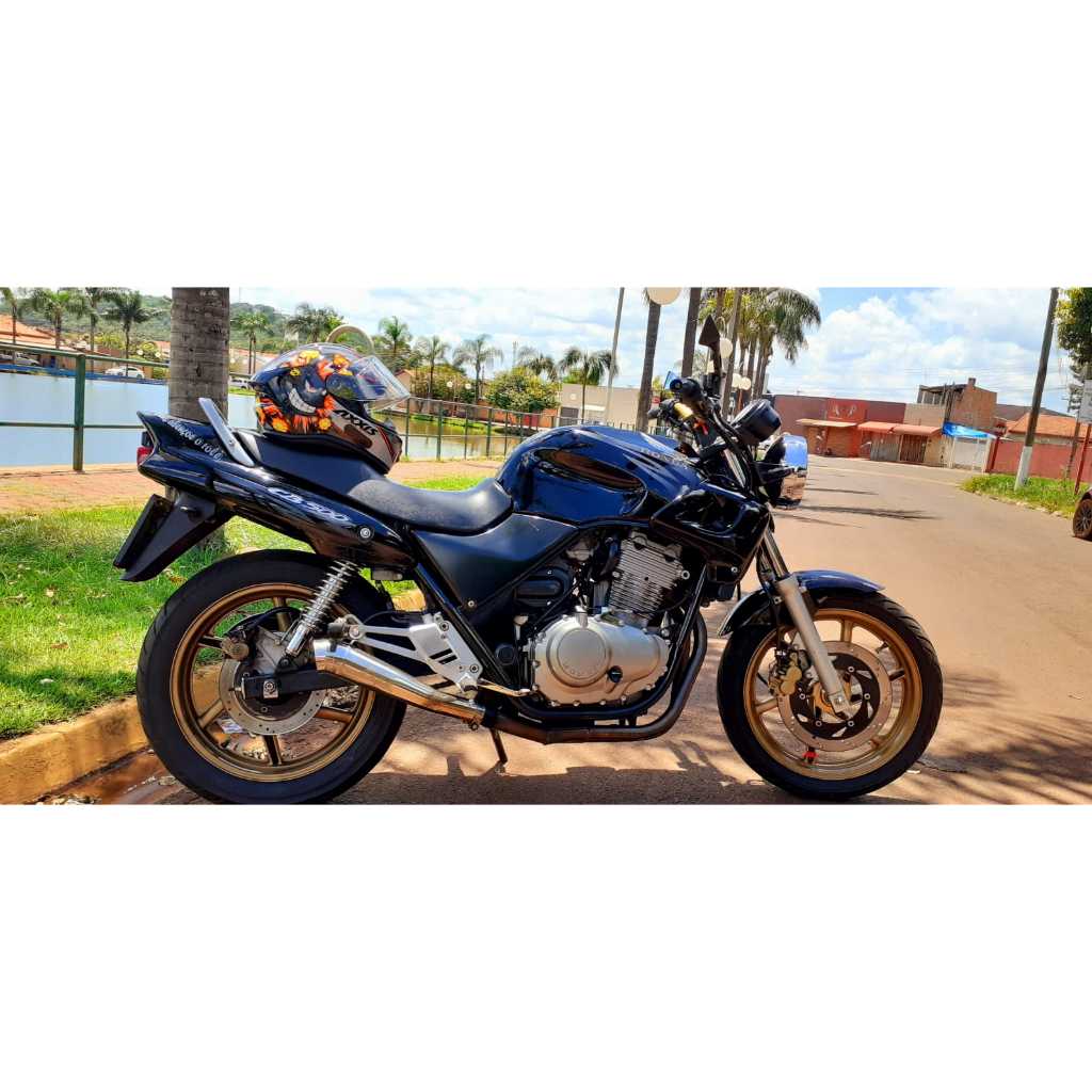 Escapamento Cb 500 97/2005 Carburada Ponteira Esportiva Megafone Honda HP