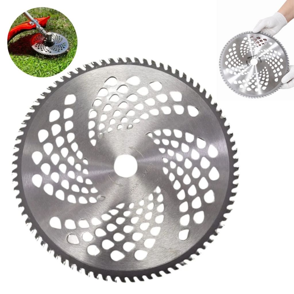 Disco Lâmina De Serra Circular 250mm 80 Dentes Profissional Para Roçadeira Universal ENVIO IMEDIATO
