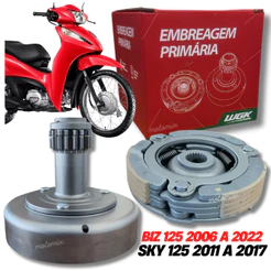 Embreagem Primária Biz 125 Sky 125 Wgk