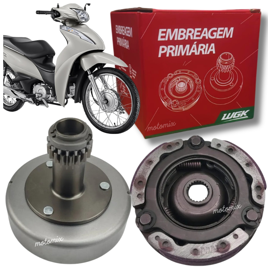Embreagem Primária Biz 110i 2018 Em Diante Peso + Taça Wgk