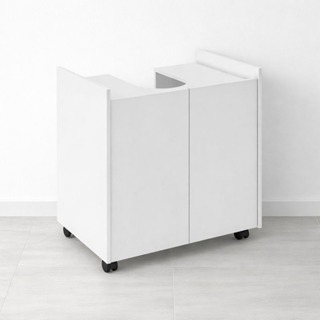 Gabinete De Banheiro 2 Portas Branco armario Pia De Coluna em Oferta na Shopee