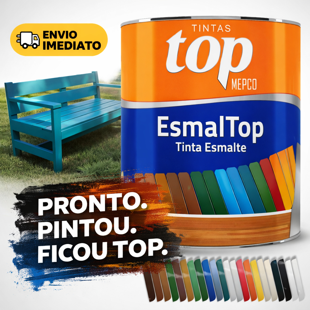 Esmalte Sintético MEPCO 900ml – Tinta para Metal e Madeira com Alta Resistência e Ótima cobertura em Oferta na Shopee