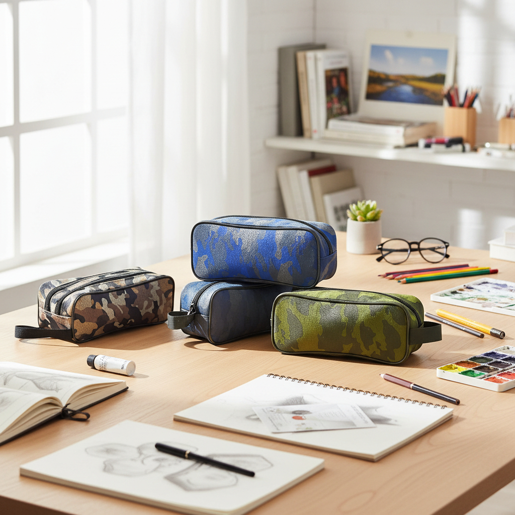 Estojo Redondo Quadrado Camuflado Exército Escolar Material Escolar Infantil Escrever Escritório em Oferta na Shopee