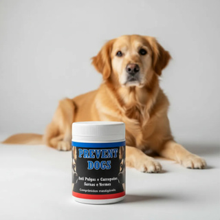 Prevent Dogs Antipulgas, Carrapatos, Vermes E Sarna Cães 15kg - 12 Comprimidos Sabor Carne em Oferta na Shopee
