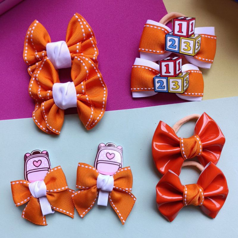 kit parzinho escolar/kit semaninha/laços escolares/Parzinho escolar/Xuxinha escolar