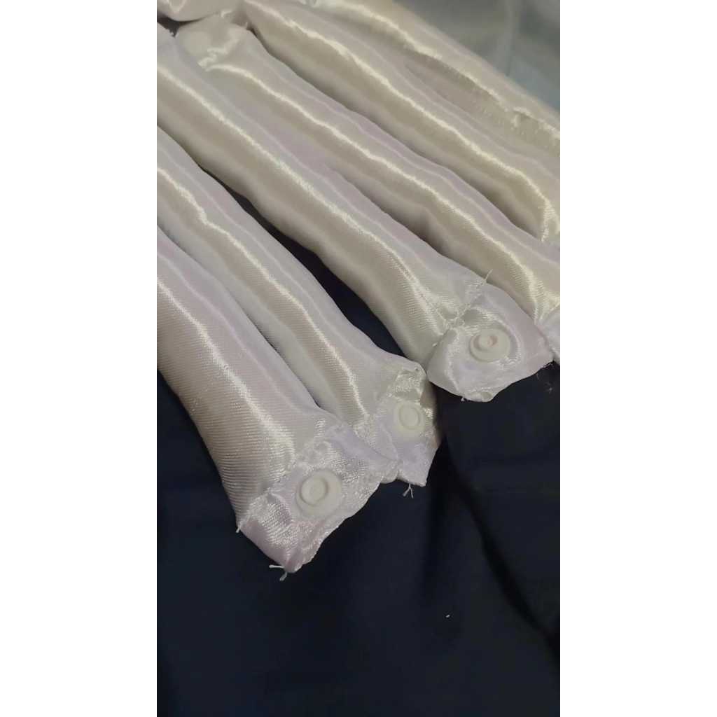 3 Pçs Conjunto De Rolos De Cabelo De Cetim Para Cachos Sem Calor TAMANHO DE 20CM (LEIA A DESCRIÇÃO) — imagem 2 de 2