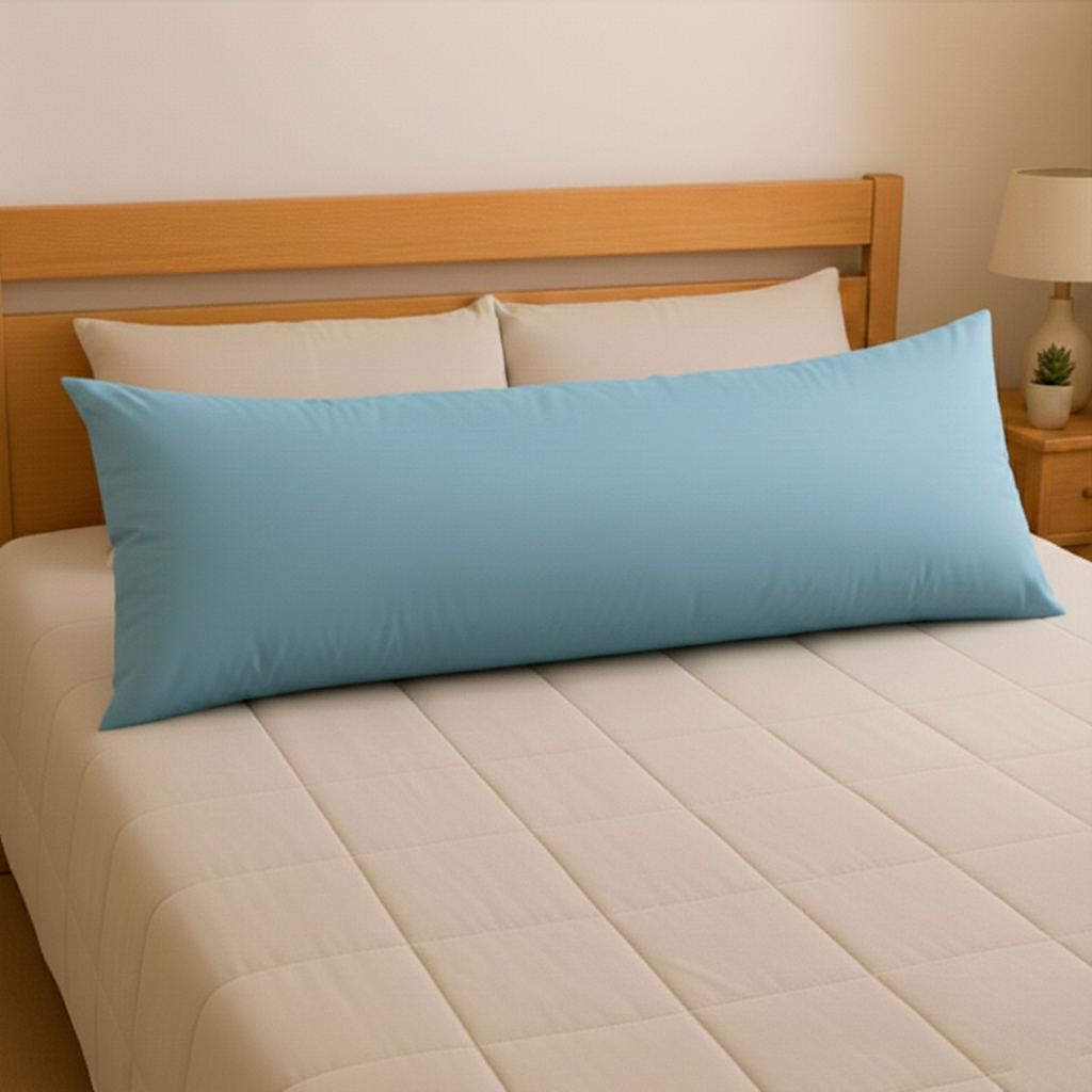 Xuxão Travesseiro de Corpo Antialérgico + Fronha Lavável Com Zíper Refil e Capa