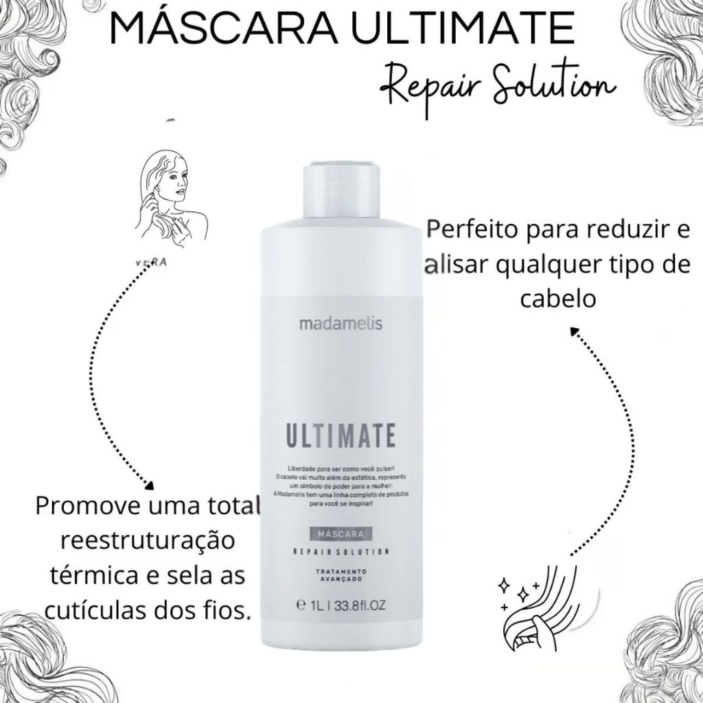 Madamelis Progressiva Liss Ultimate Máscara Original! — imagem 2 de 2
