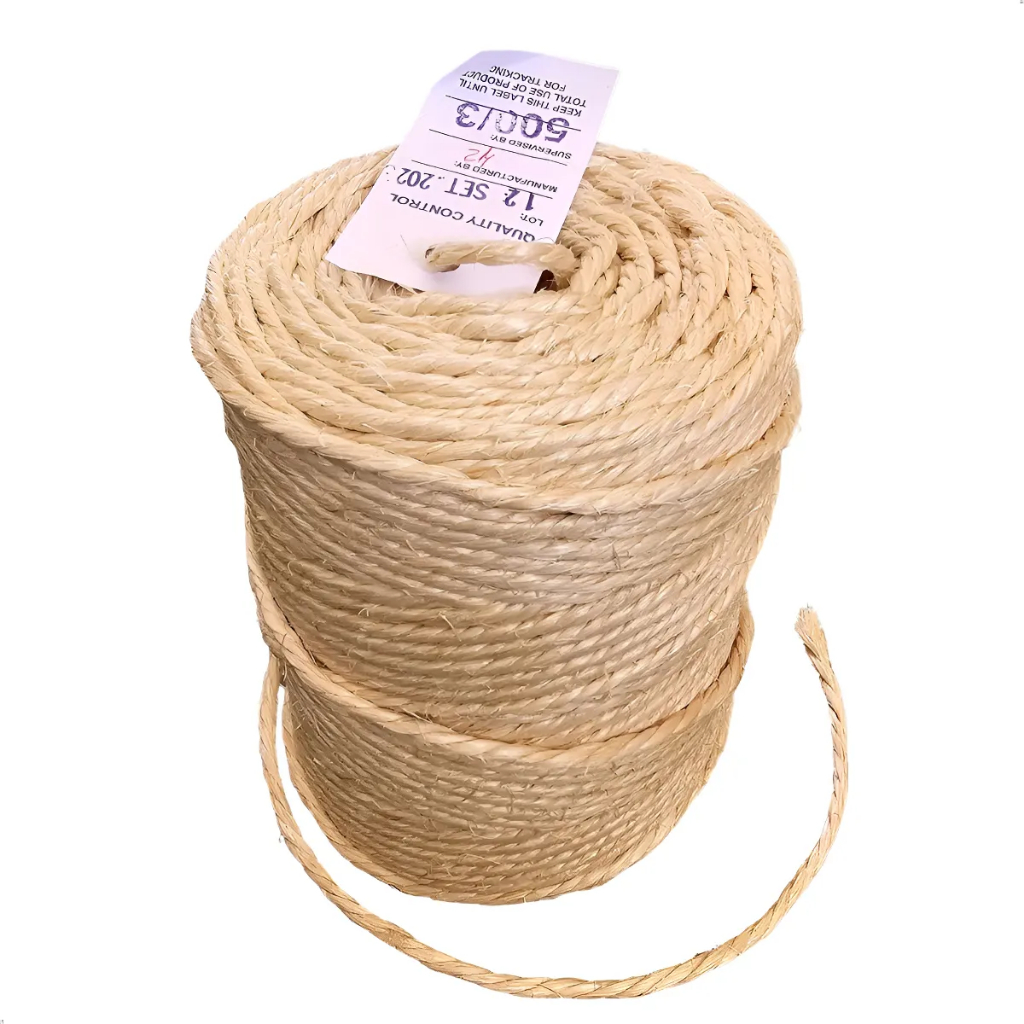 Fio Corda Sisal Cor Natural 500/3 170 Metros Decoração 4mm Natural Artesanatos Presentes em Oferta na Shopee
