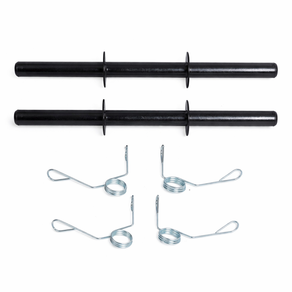 Barra Oca 40cm Com Presilhas Para Academia Musculação Halter Treino Bicipes Ombro e Peito Exercício Fitness