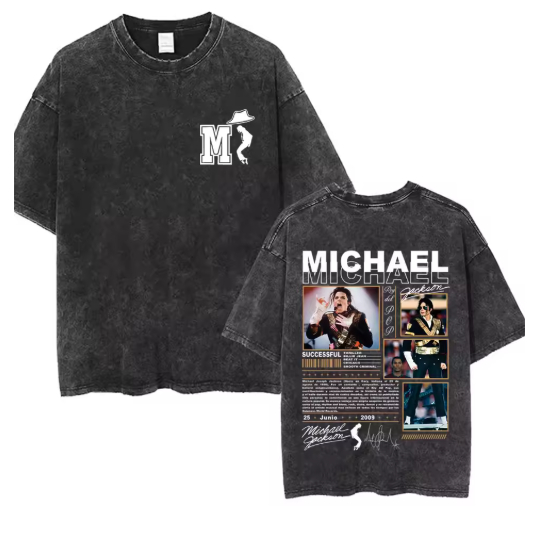 Camiseta Homenagem Michael Jackson | Estilo Urbano | Algodão Unissex em Oferta na Shopee