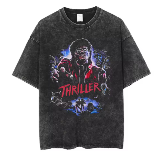 Camiseta Ícone da Música Pop | Michael Jackson Style | Algodão Unissex em Oferta na Shopee