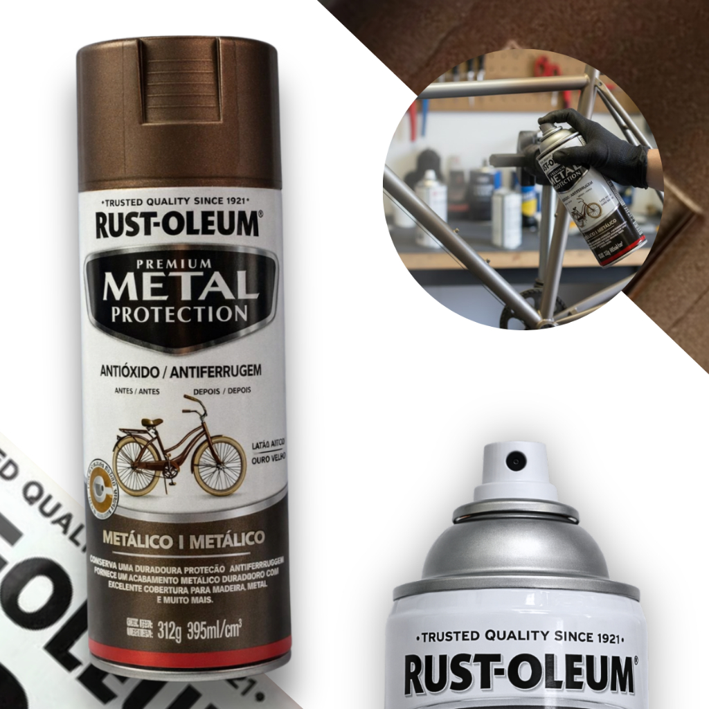 Spray Antiferrugem Bronze Antigo Metálico Metal Protection Rust Oleum em Oferta na Shopee