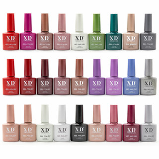 Kit 10 ou 5 Esmaltes em Gel - XD - ANVISA - Secagem Led UV - Perfeita Cobertura