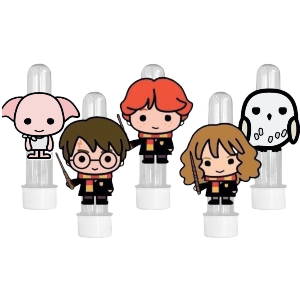 20 Tubetes + Aplique 3D Harry Potter Lembrancinha Festa Mimo em Oferta na Shopee