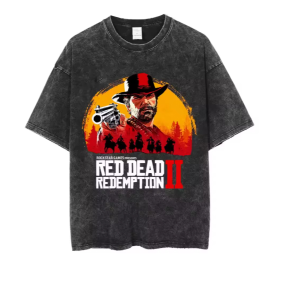Camiseta Unissex Algodão | Estilo Velho Oeste e Aventura | Camisa Casual Estampada | Blusa Gamer Urbana