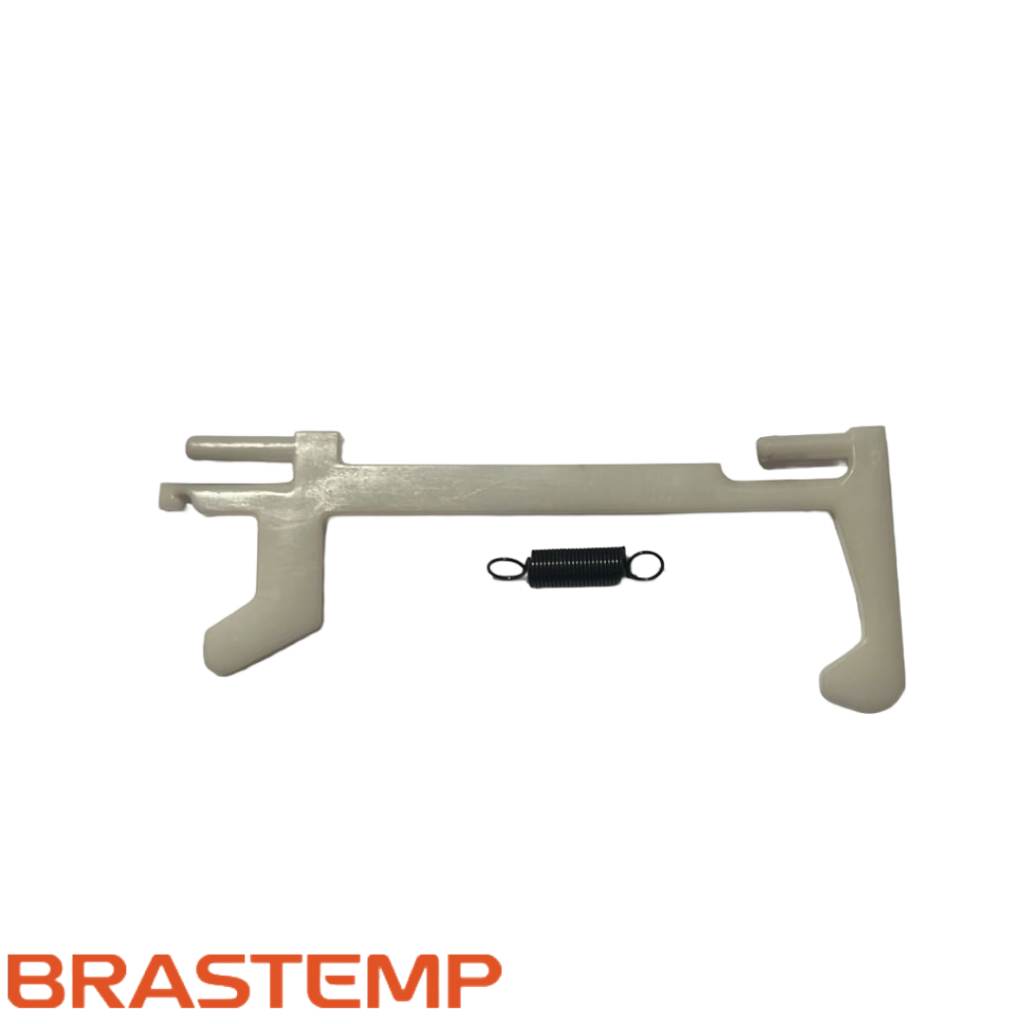 Trava + Mola Para a Porta do Micro-ondas Brastemp BMS25 Original Usada