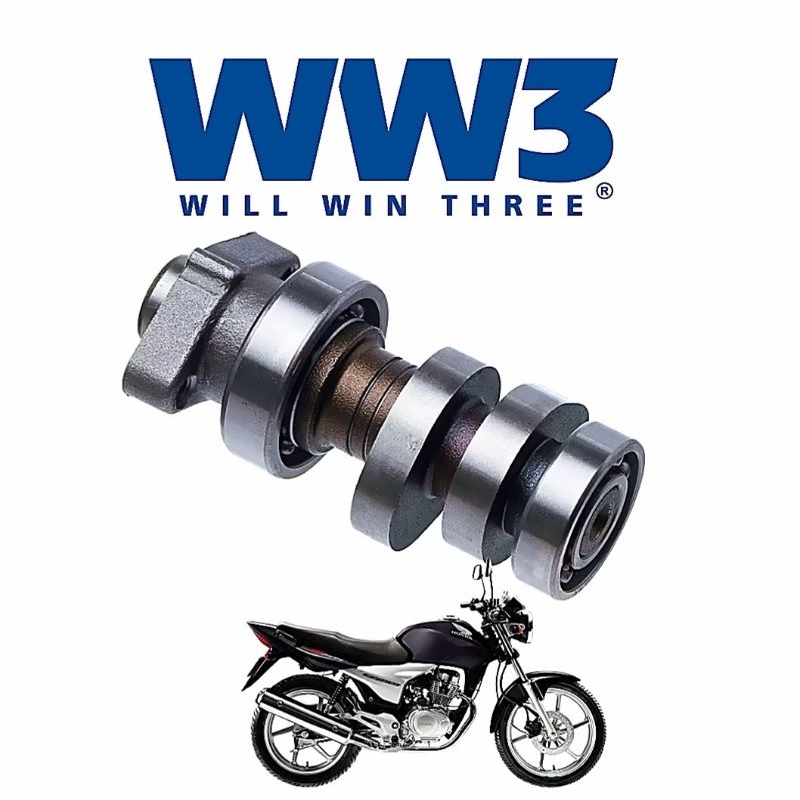 Árvore de Comando WW3 CG 150 Sport 248° Levante 5.5mm – 2005 a 2008