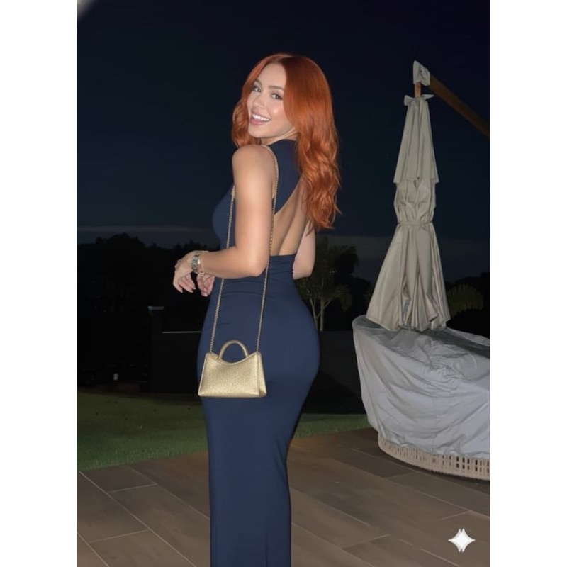 Vestidos Maíra Longo Costa Nua p/ Festa, Casamentos, Convidada em Oferta na Shopee