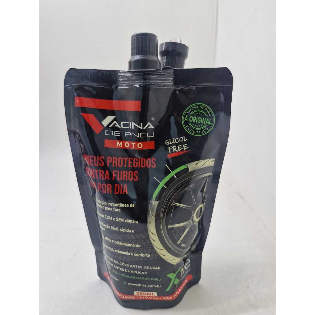 Vacina De Pneu Xtire Selante De Pneu Para Moto 250ml