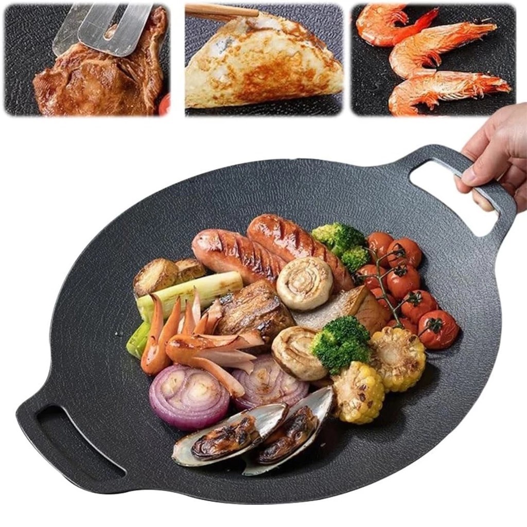 Churrasqueira Panela Redonda Antiaderente De Ferro Para Churrascos E Encontros Ao Ar Livre Churrasqueira Panela Redonda Antiaderente De Ferro Para Churrascos E Encontros Ao Ar Livre