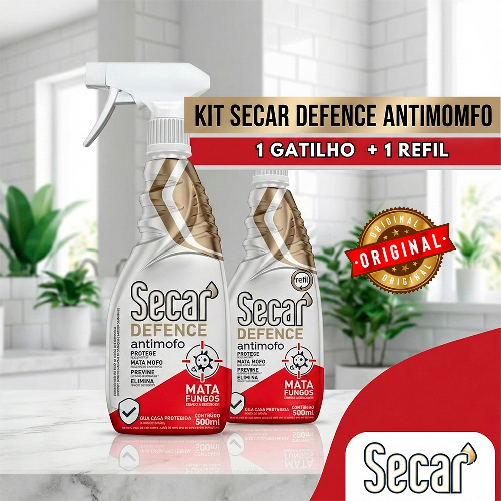 Antimofo Secar Defence Original - 500ml em Oferta na Shopee
