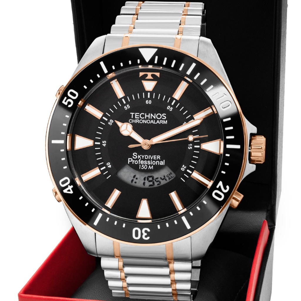 Relógio Technos Masculino Skydiver WT2050AT/1P em Oferta na Shopee