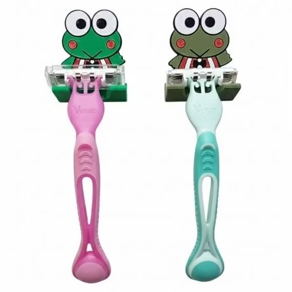 Suporte de parede banheiro lâmina de barbear Gillette, porta barbeador. Keroppi/ Flork.
