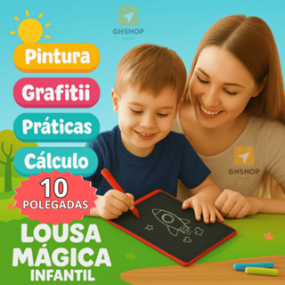 Lousa Magica Infantil Grande Para Desenhar Tablet Magico Infantil Digital em Oferta na Shopee