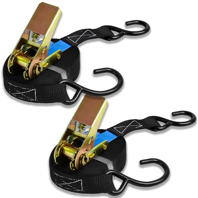 Kit 2 Cinta Catraca 800kg Amarração Carga Moto Carreto Frete 3 Mts Gancho S Emborrachado em Oferta na Shopee