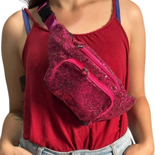 Pochete Feminina De Brilho Glitter Moda Fashion Carnaval Festa Show em Oferta na Shopee