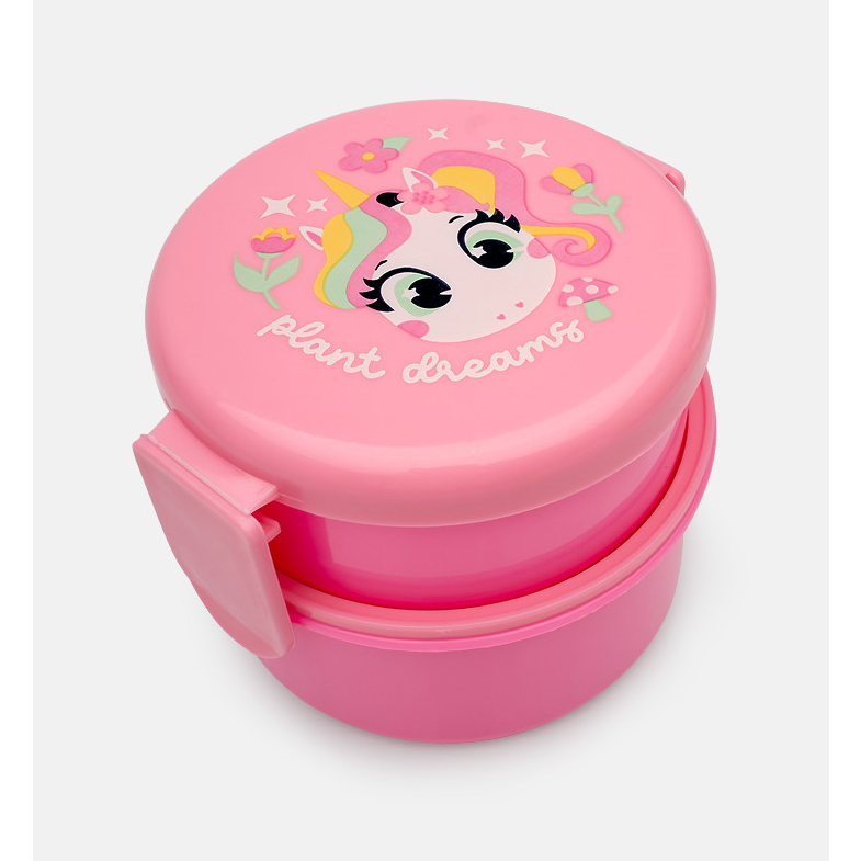 Marmita Pequena Infantil Menina Escolar Estampa Unicórnio Encantado Puket em Oferta na Shopee